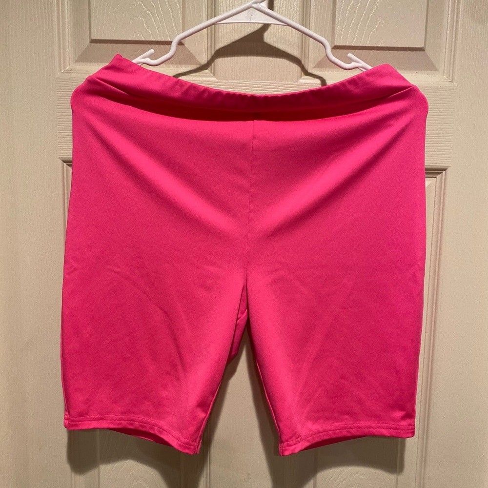 Super cute hot pink biker shorts!